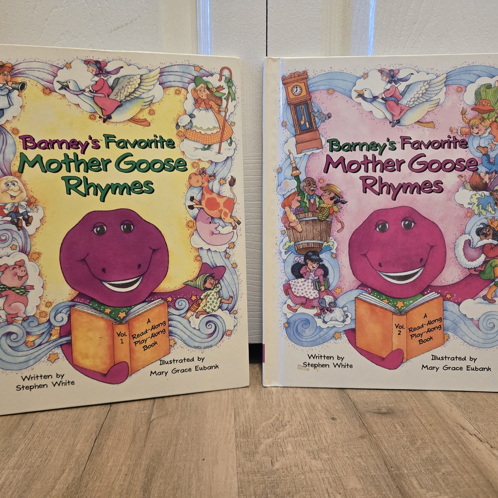 Barney's Favorite Mother Goose Rhymes Book Set